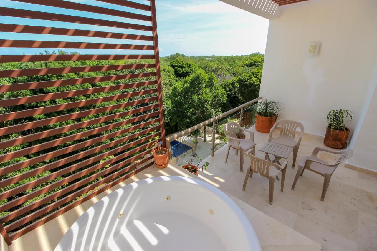 Exceptional 2Story Penthouse With Hot Tub And Rooftop Terrace In Bahia Principe Akumal Esterno foto